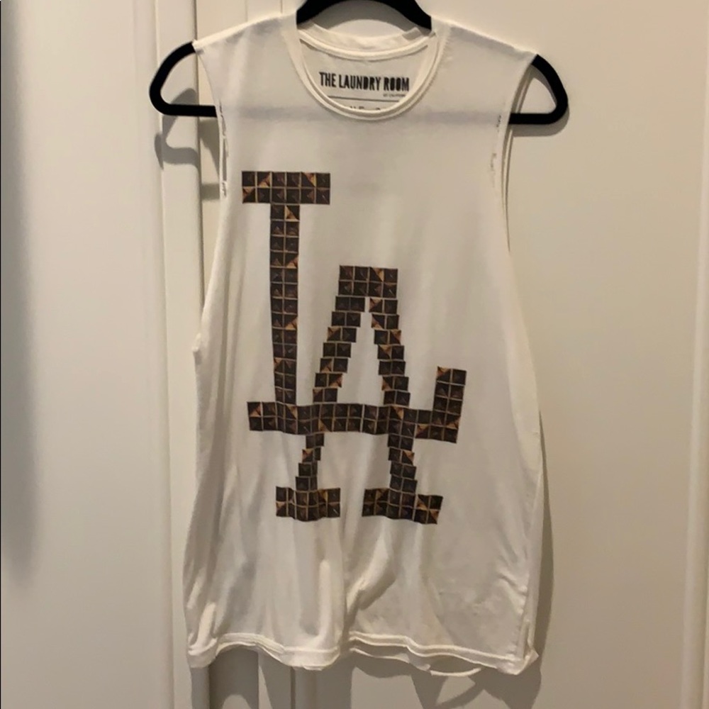 Oversized tank top! Super cute!